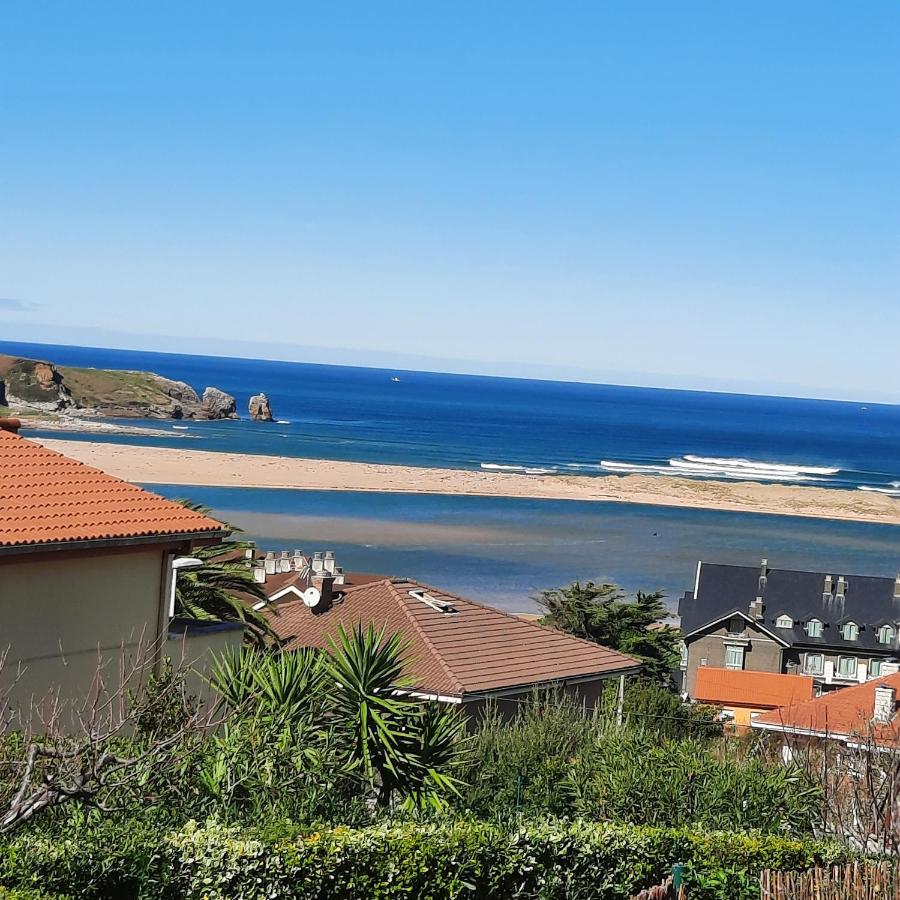 Apartamento Duplex Con Vistas Al Mar Los Girasoles Mogro Exteriör bild