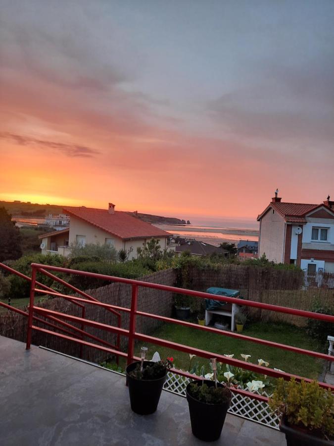 Apartamento Duplex Con Vistas Al Mar Los Girasoles Mogro Exteriör bild